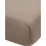 Ambiante Hoeslaken Topper Taupe - Jersey
