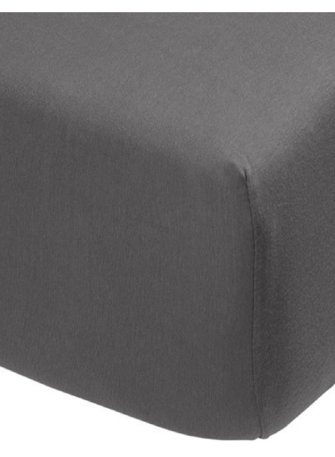 Ambiante Hoeslaken Splittopper Antraciet - Jersey