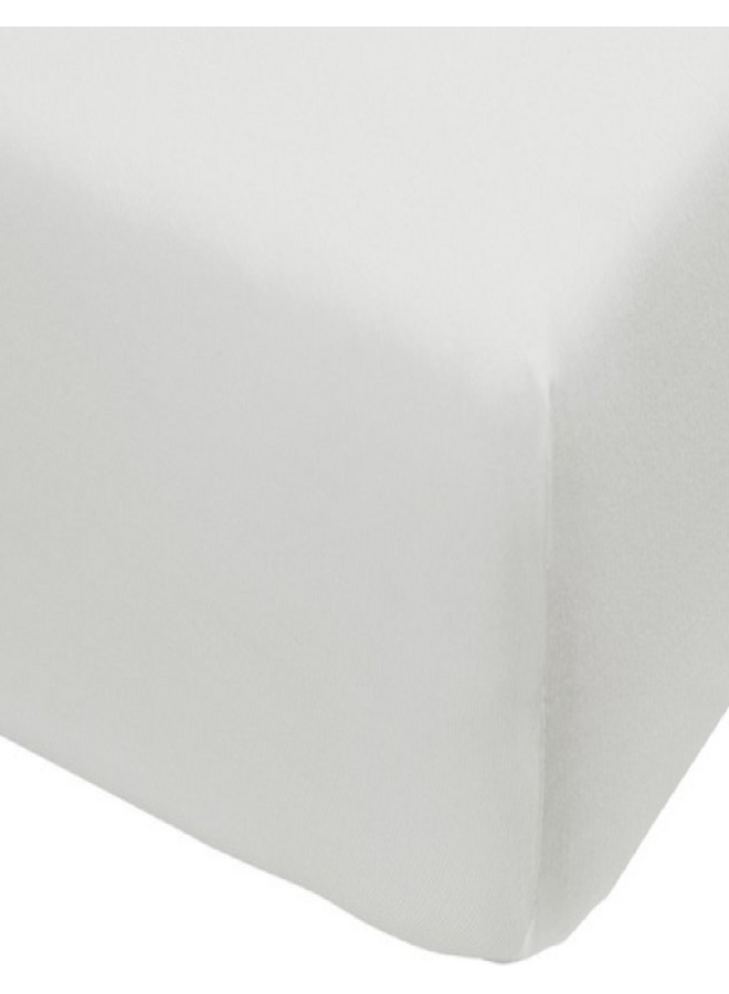 Hoeslaken Topper Wit - Jersey