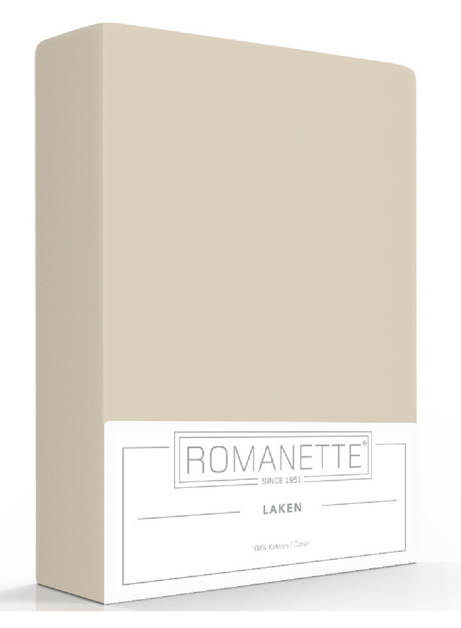 Romanette Laken Zand - Katoen