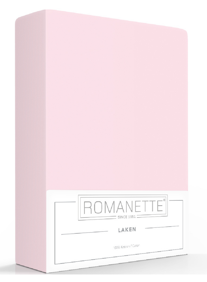 Romanette Laken Roze - Katoen