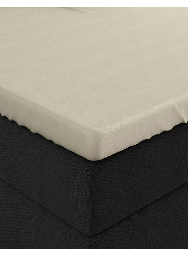 Hoeslaken Topper Creme - Dubbel Jersey