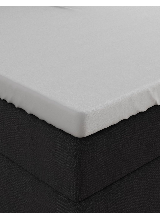 Hoeslaken Topper Wit - Dubbel Jersey