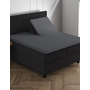 Dreamhouse Hoeslaken Splittopper Antraciet - Dubbel Jersey