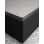 Primaviera Deluxe Hoeslaken Topper Grijs - Katoensatijn