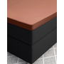 Primaviera Deluxe Hoeslaken Topper Bruin - Katoensatijn