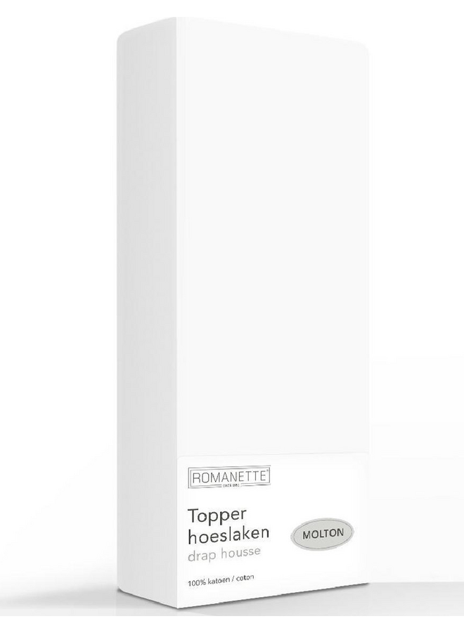 Romanette Molton Topper - Katoen