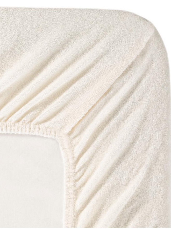 Cinderella Hoeslaken Topper Creme - Badstof