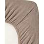 Cinderella Hoeslaken Topper Taupe - Badstof