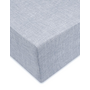 Zo! Home Hoeslaken Lino Denim Blauw - Katoen