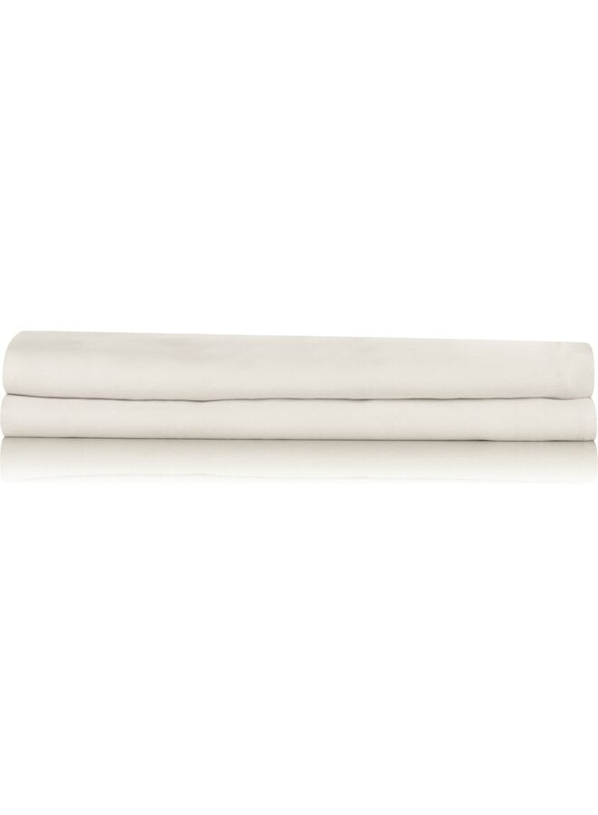 ZO! Home Hoeslaken Creme - Katoensatijn