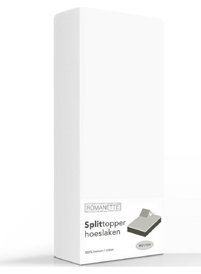 Romanette Molton Splittopper - Katoen
