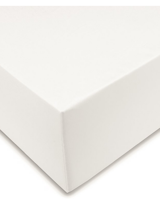 ZO! Home Hoeslaken Creme - Katoensatijn