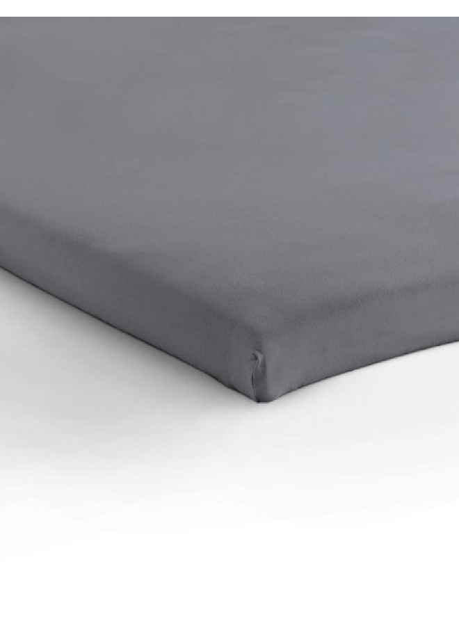 Hoeslaken Topper Grijs - Jersey