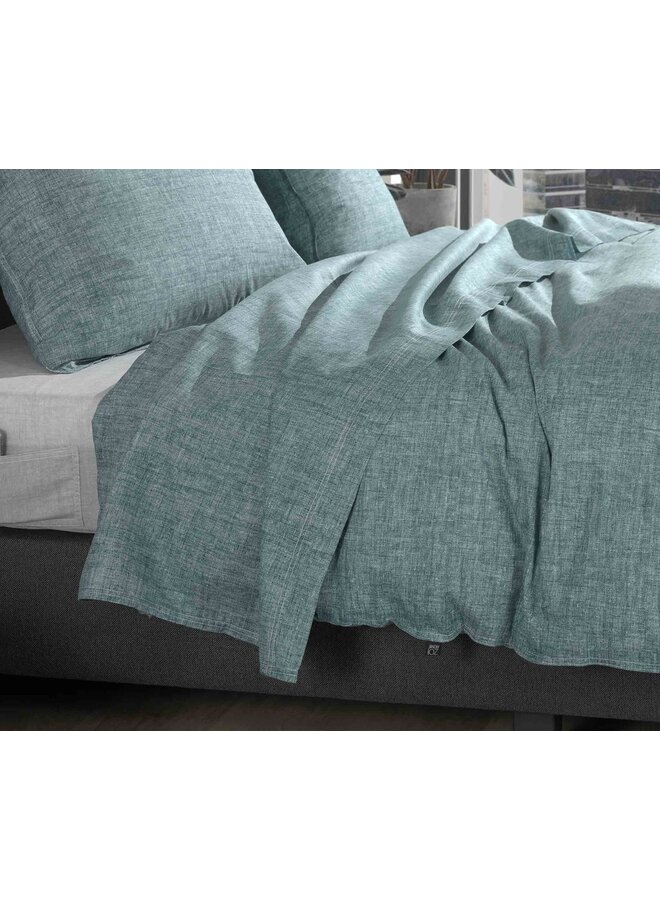 ZO! Home Laken Lino Donkergroen - Katoen