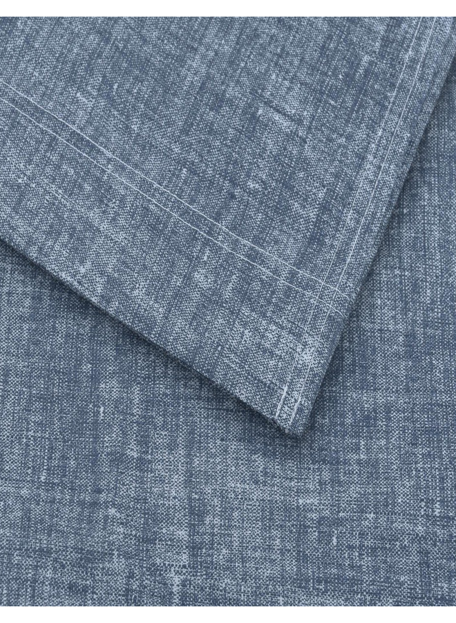 Laken Lino Blauw - Katoen
