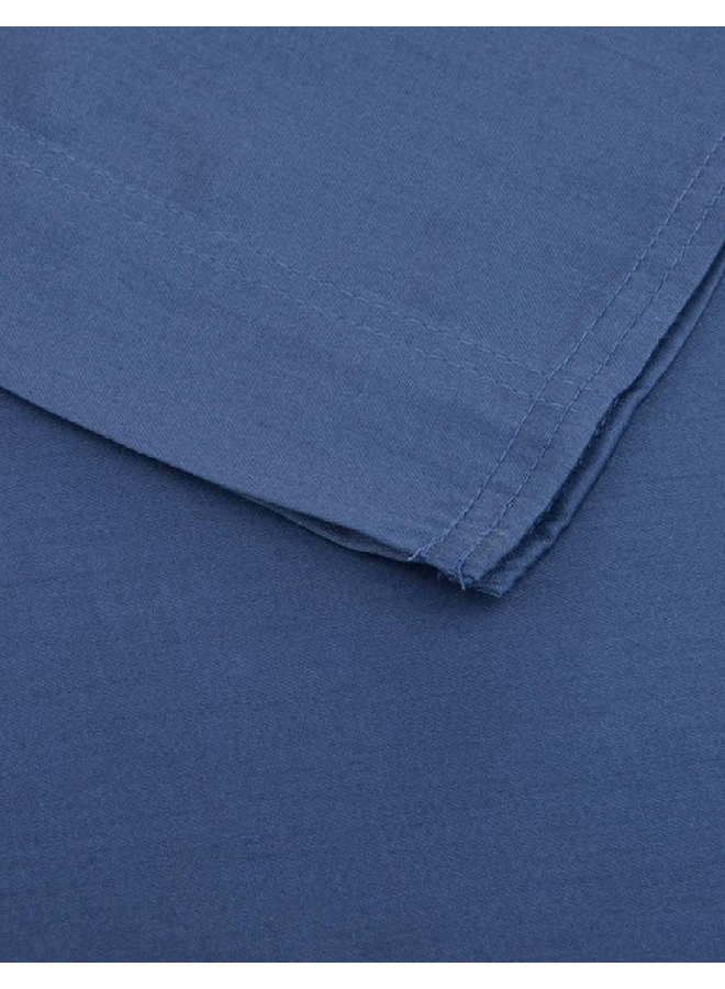 Laken Satinado Navy - Katoensatijn