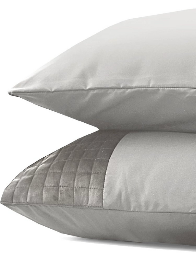 Kussenslopen Velvet Band Zand - Set Van 2 - Microvezel