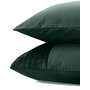 Sleeptime Kussenslopen Velvet Band Groen - Set Van 2 - 60x70 - Microvezel