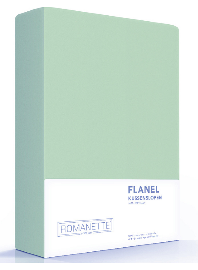 Kussenslopen Groen - Set Van 2 - Flanel