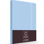 Cascina Colorini Kussenslopen Divina Blauw/Wit - Set Van 2 - Egyptisch Percale Katoen