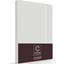 Cascina Colorini Kussenslopen Divina Grijs/Wit - Set Van 2 - Egyptisch Percale Katoen
