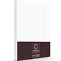 Cascina Colorini Kussenslopen Divina Wit/Roze - Set Van 2 - Egyptisch Percale Katoen
