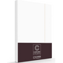 Cascina Colorini Kussenslopen Divina Wit/Zand- Set Van 2 - Egyptisch Percale Katoen