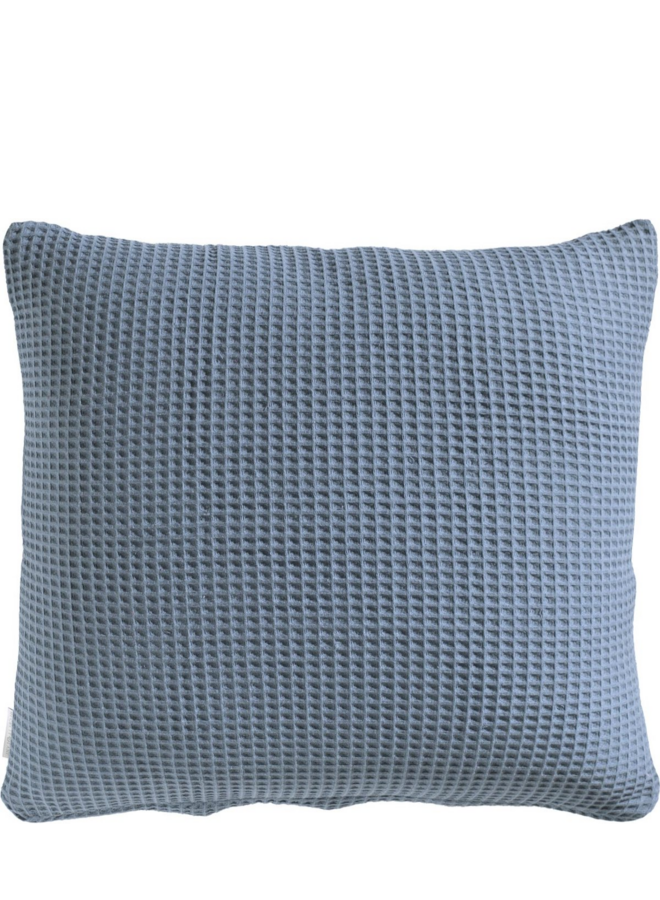 Kussenslopen Wafel Colonial Blauw - Set Van 2 - Katoen