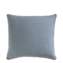 Heckett & Lane Kussenslopen Wafel Steel Blauw - Set Van 2 - Katoen