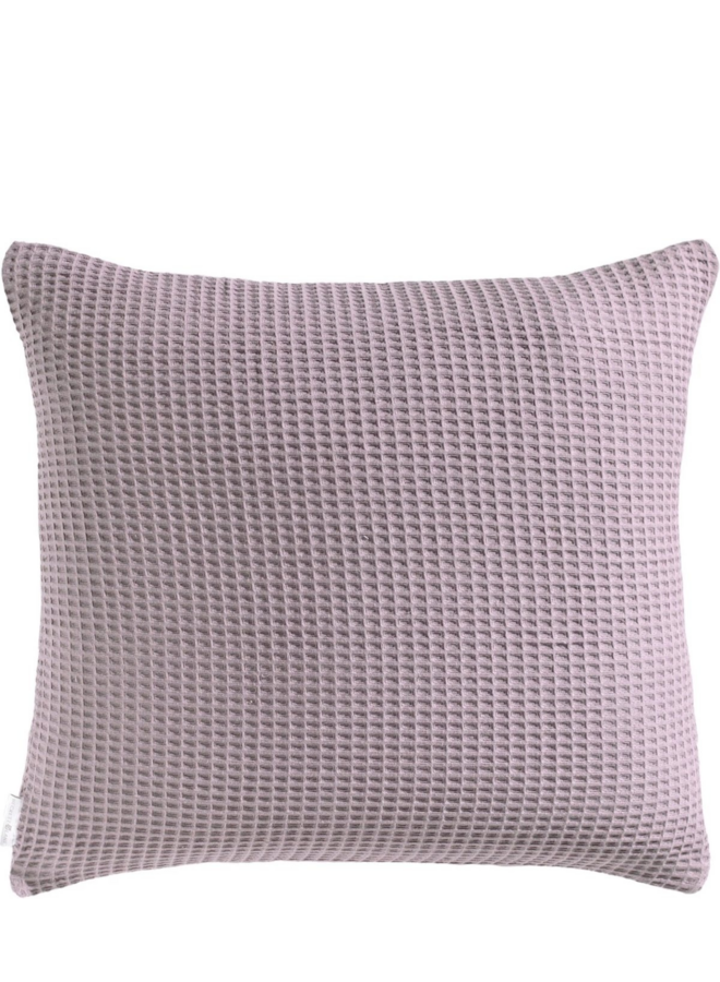 Heckett & Lane Kussenslopen Wafel Quail Lila - Set Van 2 - Katoen