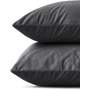 Sleeptime Kussenslopen Antraciet - Set Van 2 - 60x70 - Velvet