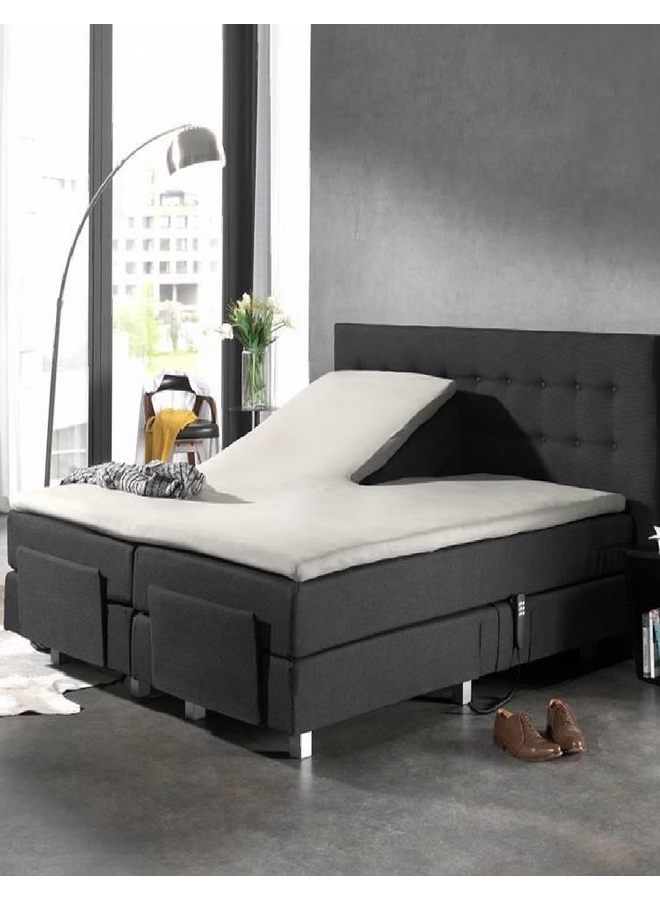 Hoeslaken Splittopper Creme - Percale Katoen