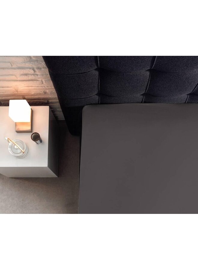 Home Care Hoeslaken Splittopper Antraciet - Jersey