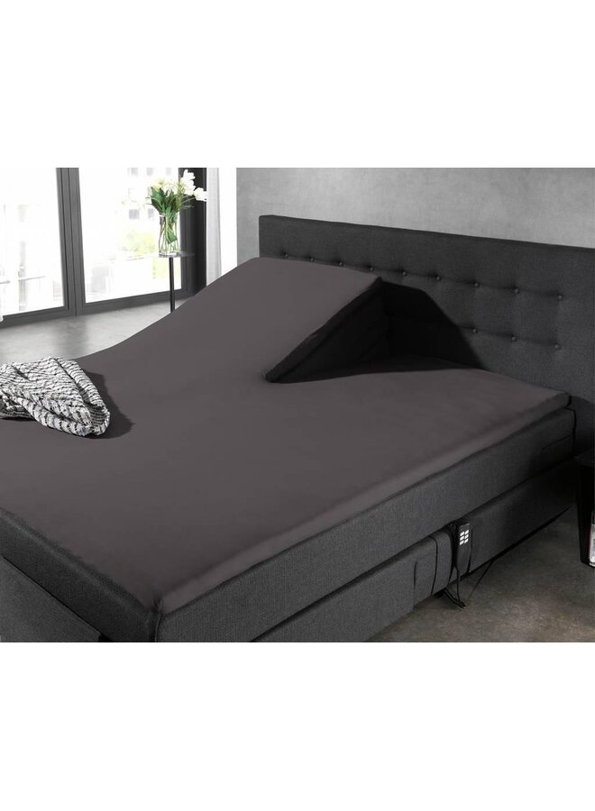 Home Care Hoeslaken Splittopper Antraciet - Jersey