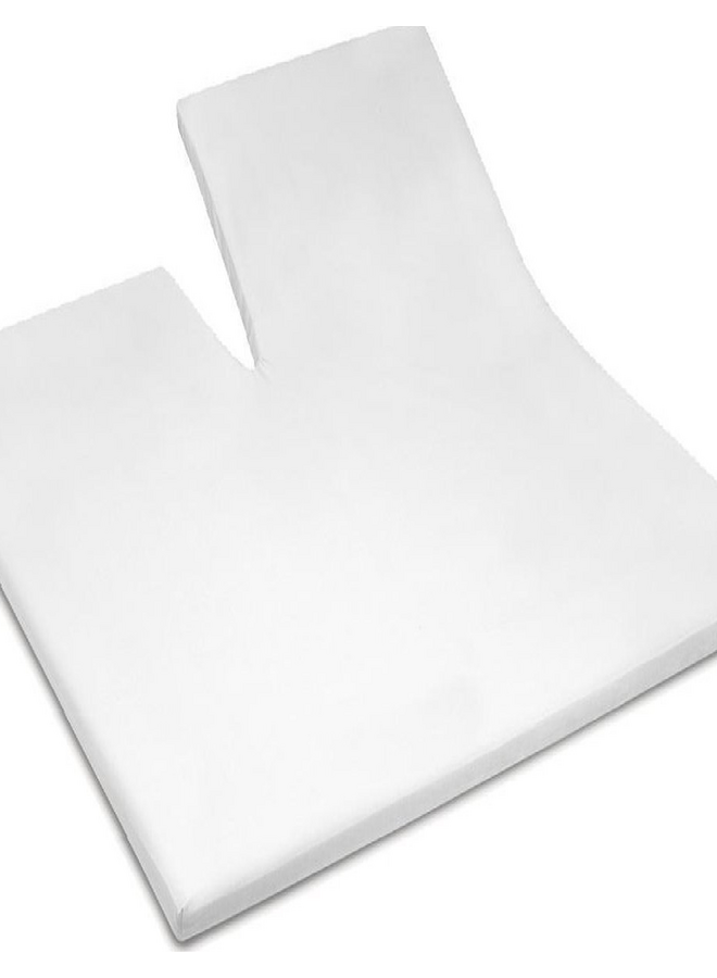 Hoeslaken Splittopper Wit - Katoensatijn