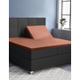 Primaviera Deluxe Hoeslaken Splittopper Bruin - Katoensatijn