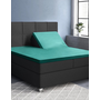 Primaviera Deluxe Hoeslaken Splittopper Groen - Katoensatijn