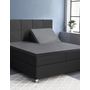 Primaviera Deluxe Hoeslaken Splittopper Antraciet - Katoensatijn