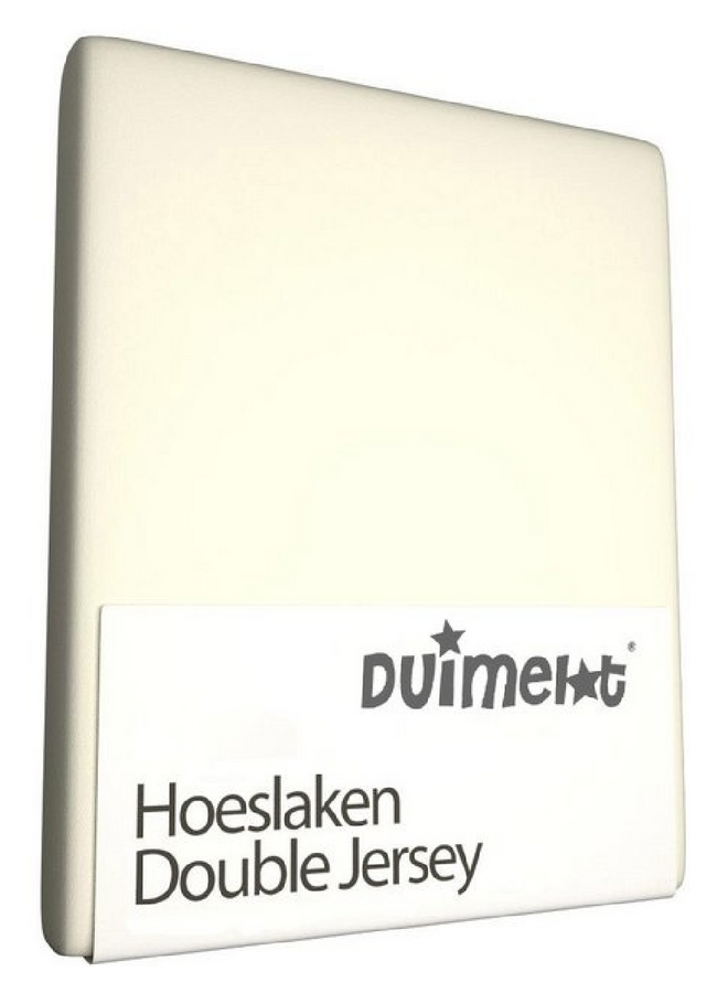 Hoeslaken Kinderbed Creme - Dubbel Jersey