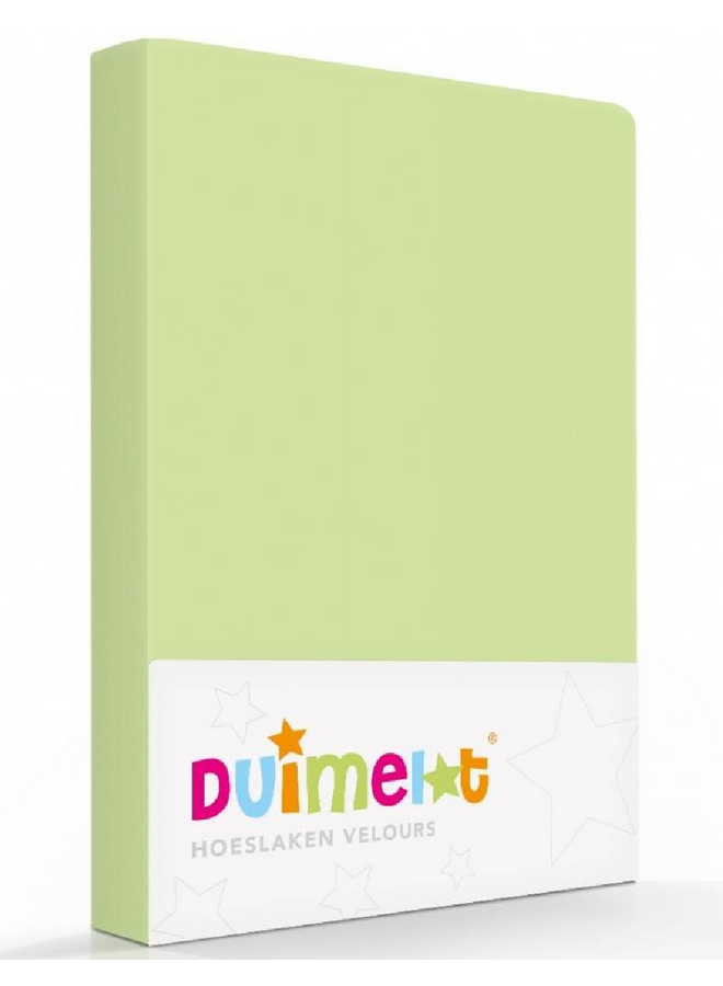 Duimelot Hoeslaken Kinderbed Groen - Katoen