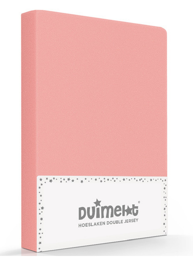 Hoeslaken Kinderbed Roze - Dubbel Jersey