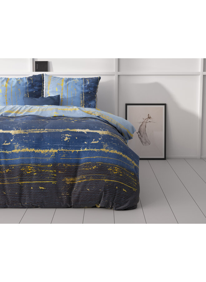 Sleeptime Dekbedovertrek Scratchy Blauw - Blendend Katoen