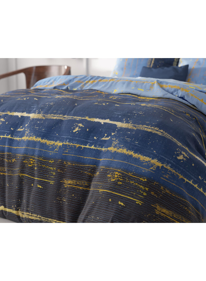 Sleeptime Dekbedovertrek Scratchy Blauw - Blendend Katoen