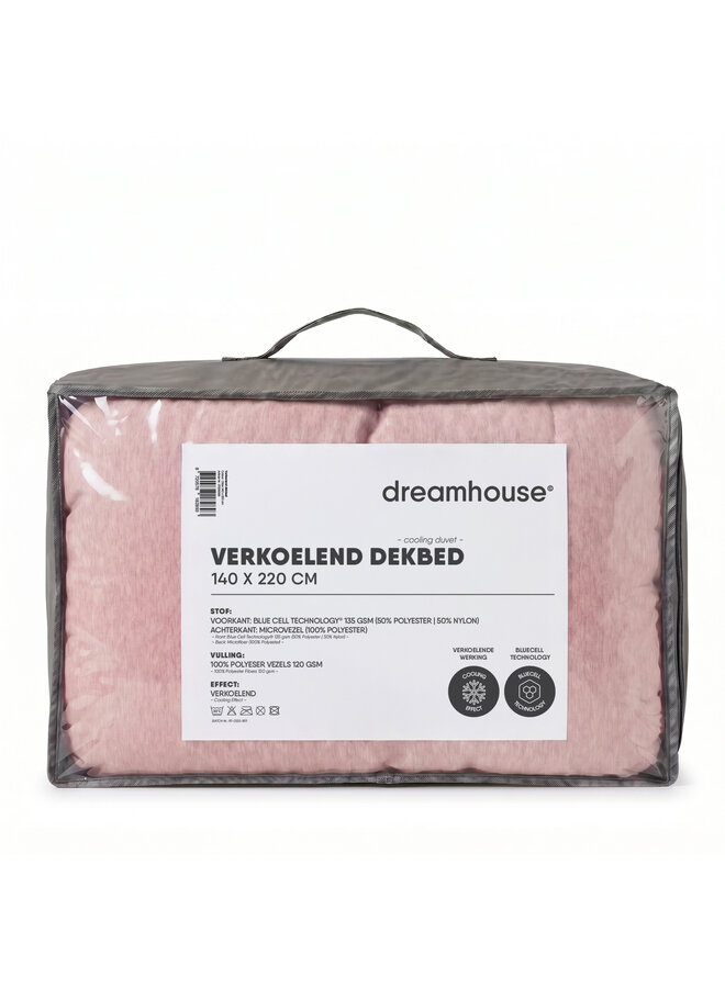 Dreamhouse Dekbed Verkoelend Roze - Bluecell