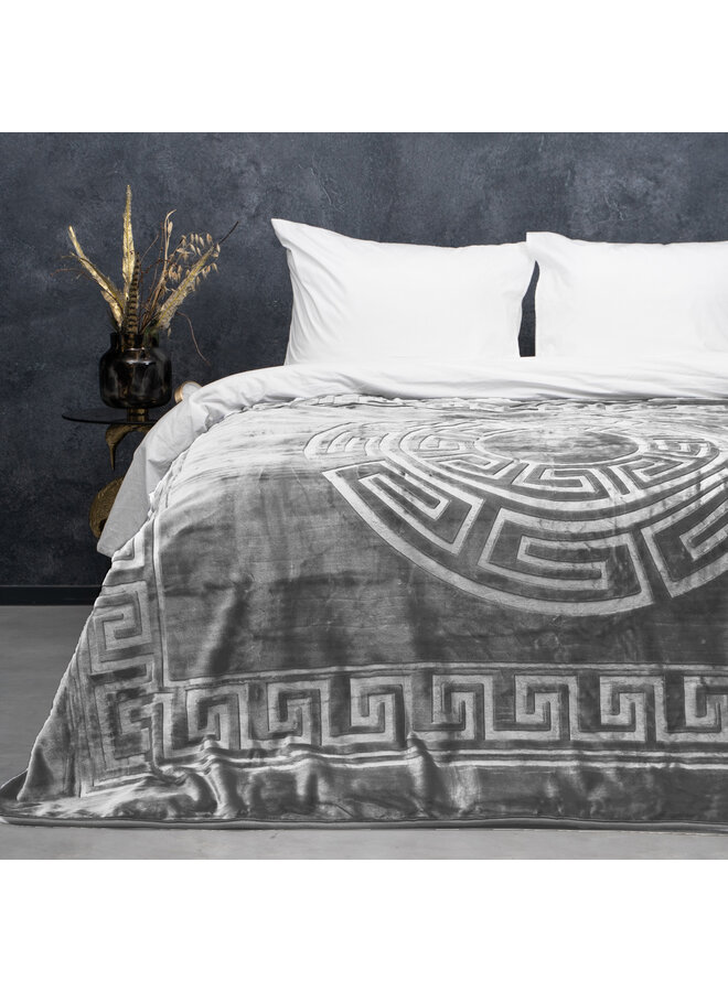 Sleeptime Deken Embossed Zeta Grijs - Polyester