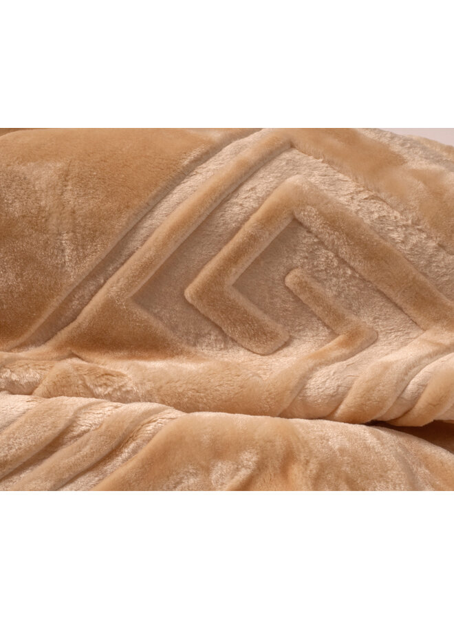 Sleeptime Deken Embossed Zeta Creme - Polyester