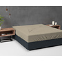 Sleeptime Hoeslaken Flanel Basic - Taupe
