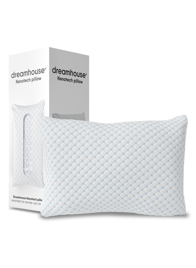 Dreamhouse Kussen Nanotech Blue Cell - Traagschuim