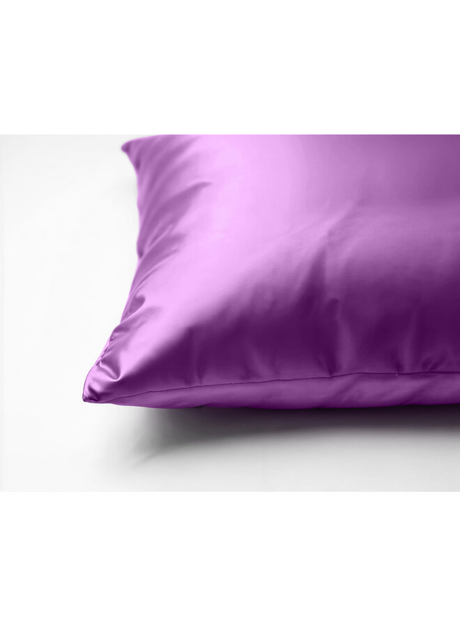 Purple Pillo Kussensloop Beauty Paars - Moerbeizijde